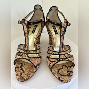 Beautiful Dolce&Gabbana cork 3.5-inch heel shoes in 7.5 size
